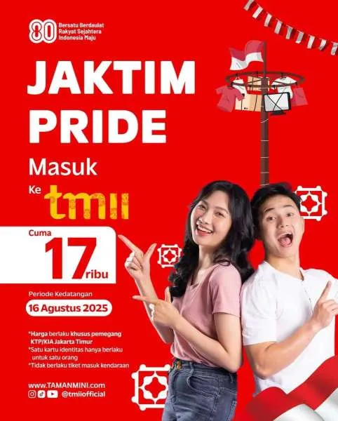 Promo Tiket Masuk TMII Jaktim Pride