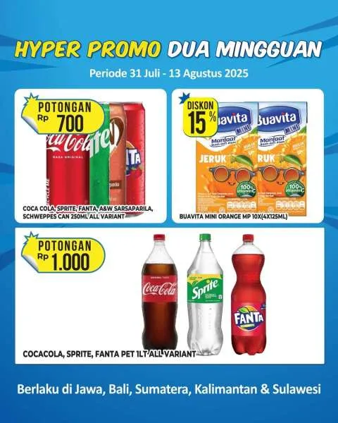 Promo Hypermart Dua Mingguan Periode 31 Juli-13 Agustus 2025