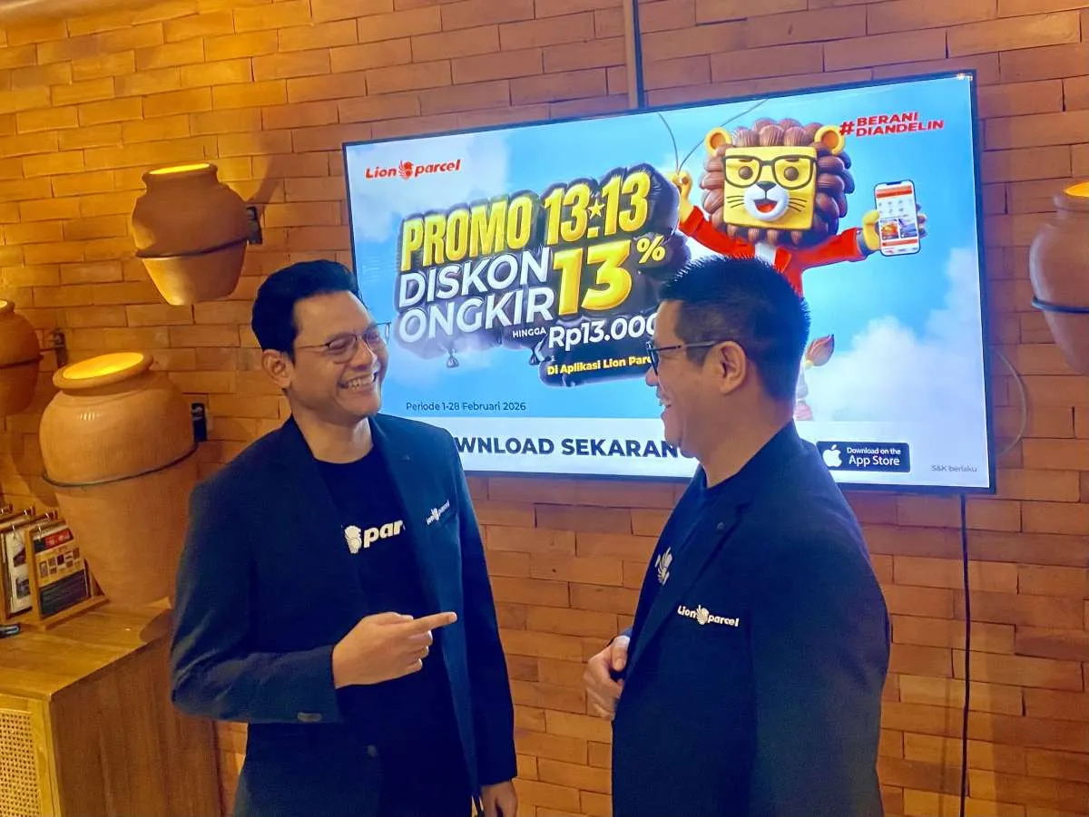 Rayakan Ulang Tahun ke-13, Lion Parcel Berikan Diskon Ongkir 13% di Aplikasi