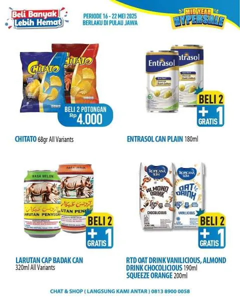 Promo Hypermart Beli Banyak Lebih Hemat Periode 16-22 Mei 2025