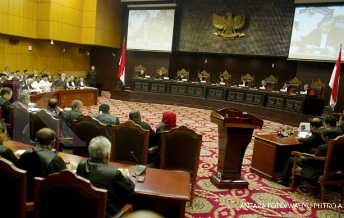 MK skors tiga jam sidang gugatan Prabowo-Hatta