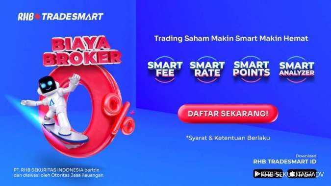 Dukung Pertumbuhan Investor Retail, RHB Sekuritas Berikan Biaya Broker 0%