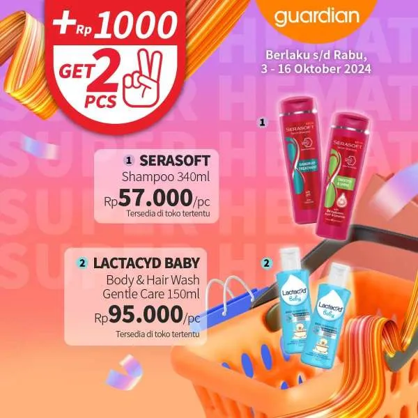 Promo Guardian Super Hemat Periode 3-16 Oktober 2024