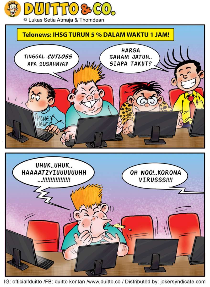 Duitto & Co - IHSG turun 5% dalam waktu 1 jam