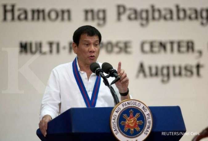 Duterte melarang pejabat negaranya berbicara di Laut Cina Selatan