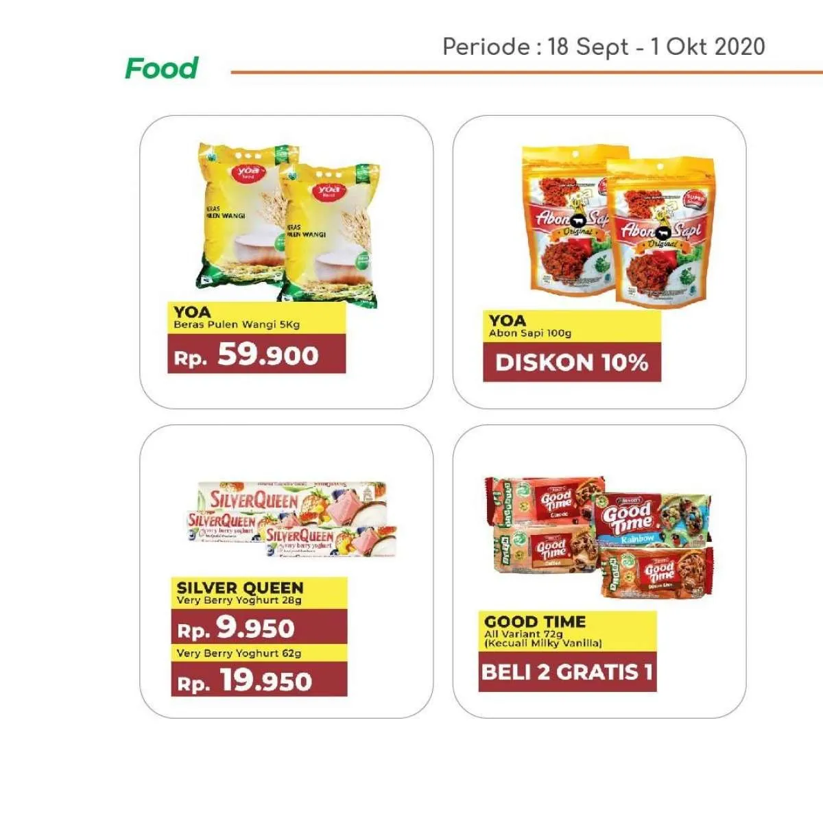 Katalog promo Yogya Supermarket hari ini 29 September 2020, diskon hari kerja!