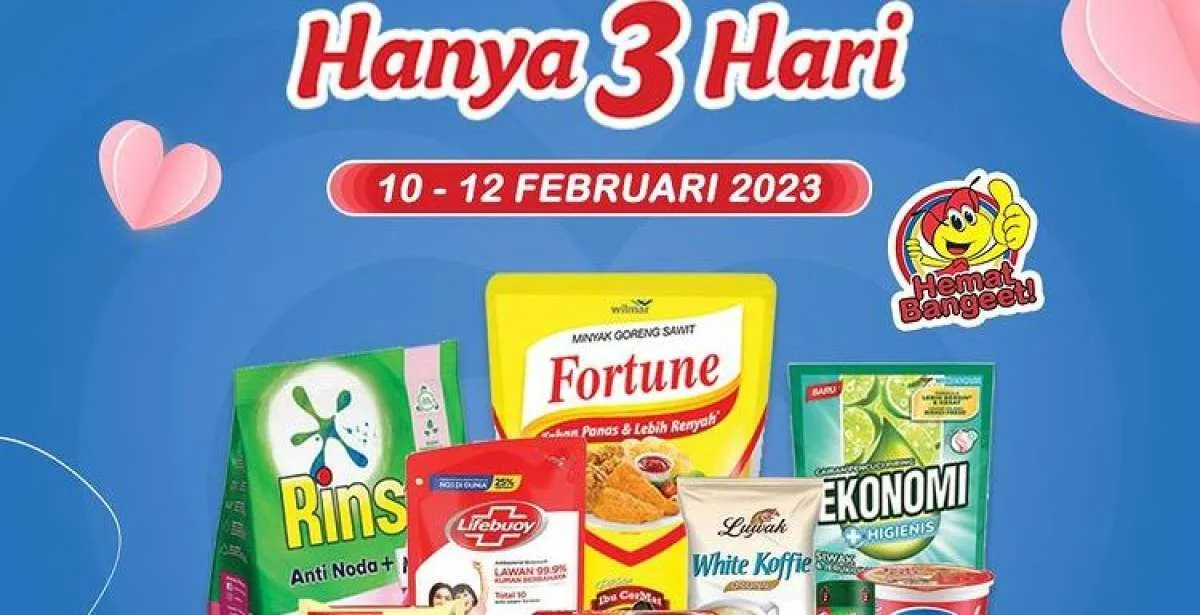 Promo JSM Indomaret Weekend Terbaru 10-12 Februari 2023, Katalog Harga Hanya 3 Hari