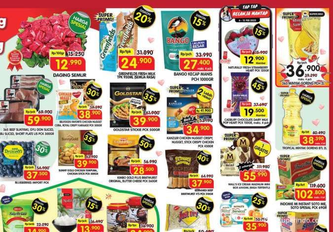 Promo JSM Superindo Weekend 9 Februari 2025, Ada Promo Jelang Valentine Diskon 45%