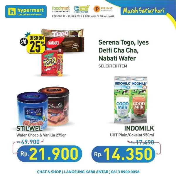 Promo JSM Hypermart Hyper Diskon Weekend Periode 12-15 Juli 2024