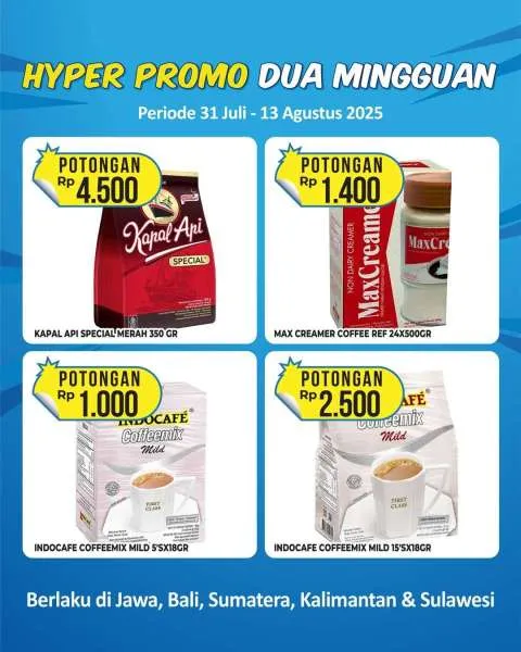 Promo Hypermart Dua Mingguan Periode 31 Juli-13 Agustus 2025