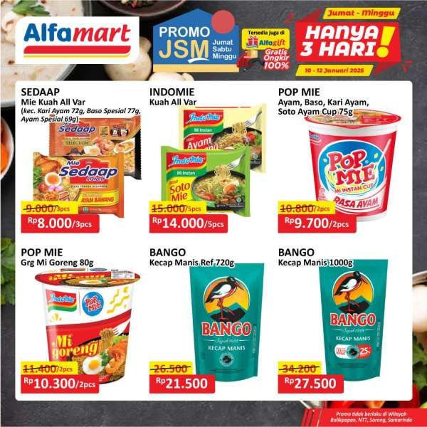 Promo JSM Alfamart 10-12 Januari 2025