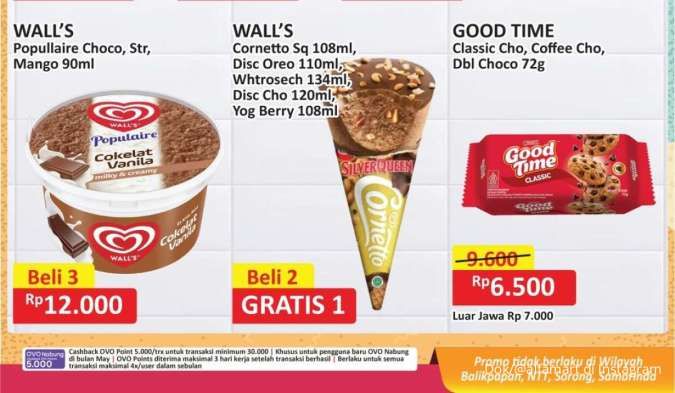Promo Es Krim Weekend Terbaru 20-22 Juni 2025, Ada Cornetto Beli 2 Gratis 1