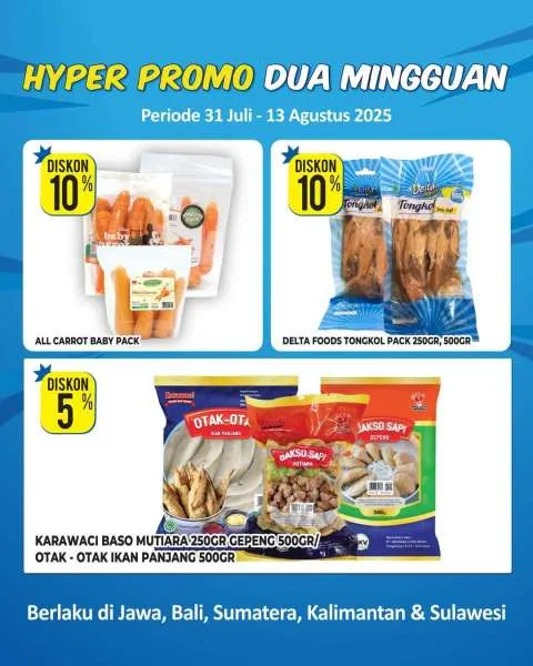 Promo Hypermart Dua Mingguan Periode 31 Juli-13 Agustus 2025