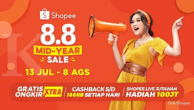 Bantu Penuhi Kebutuhan Aktivitas Kenormalan Baru dari Rumah, Shopee Hadirkan 8.8 Mid Year Sale
