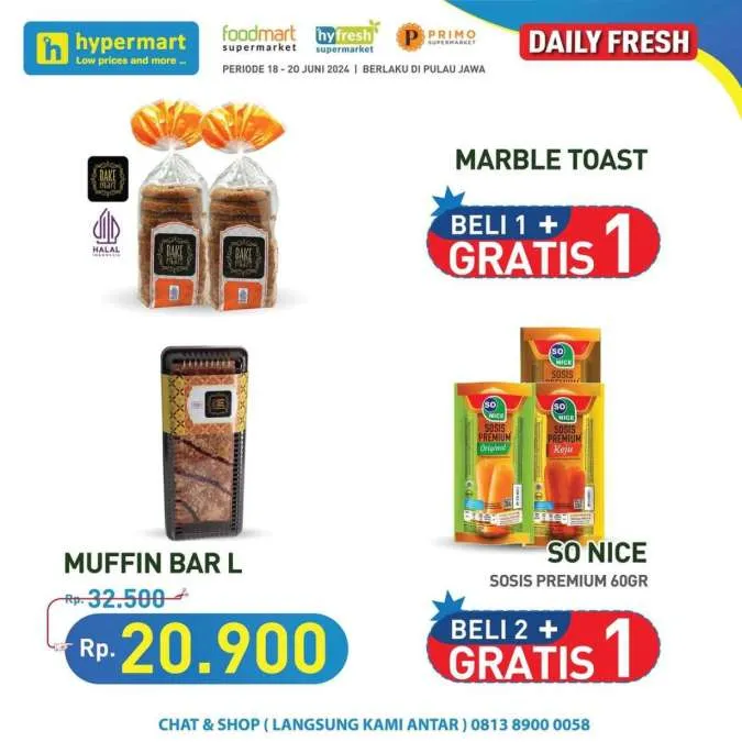 Promo Hypermart Hyper Diskon Weekday Periode 18-20 Juni 2024