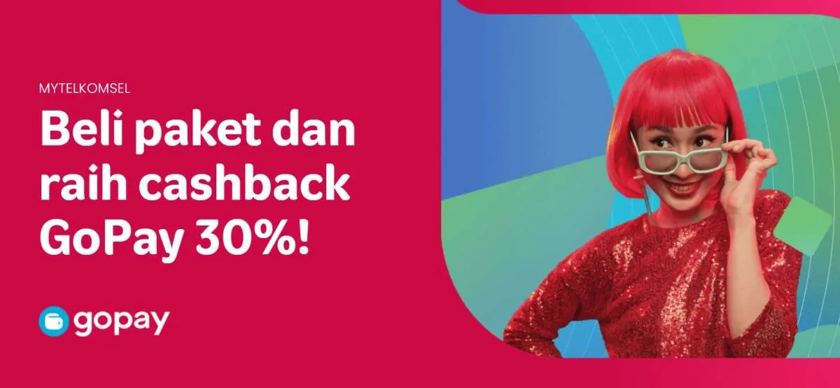 Promo Telkomsel Agustus 2022, Beli Paket Data Pakai GoPay Dapat Cashback 30%