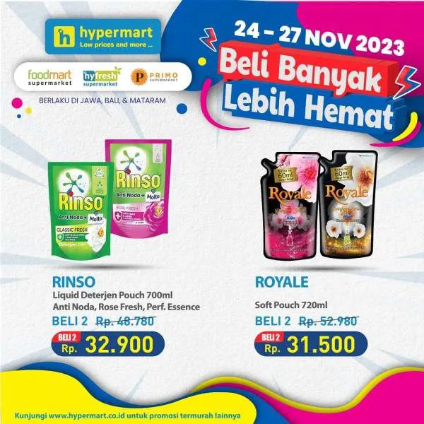 Promo Hypermart Beli Banyak Lebih Hemat Periode 24-27 November 2023