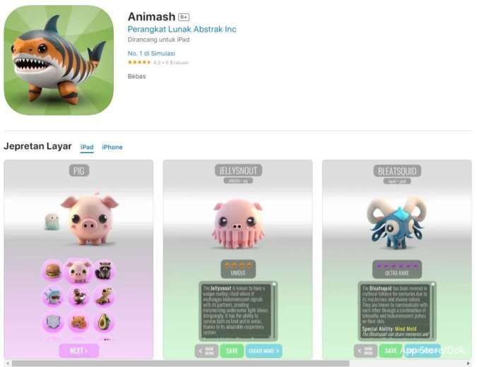 Cara Download Animash di App Store Bagi Pengguna iPhone dan iPad, Ini Link Resminya