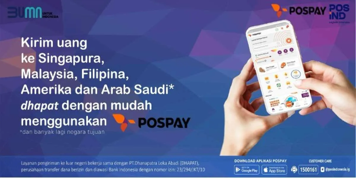 Pos Indonesia Perluas Layanan Pospay, Hadirkan Fitur Transfer Uang Internasional