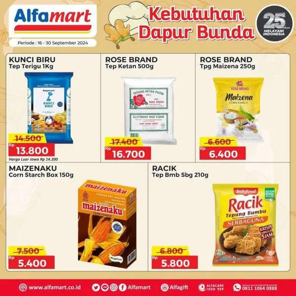 Promo Alfamart Kebutuhan Dapur Periode 16-30 September 2024