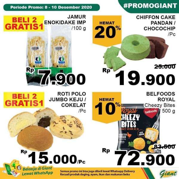 Promo Giant weekday 8-10 Desember 2020 