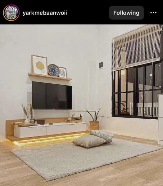 Rumah dua kamar minimalis nordic