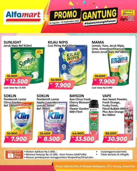 Promo Alfamart Gantung Periode 26 Agustus-1 September 2025