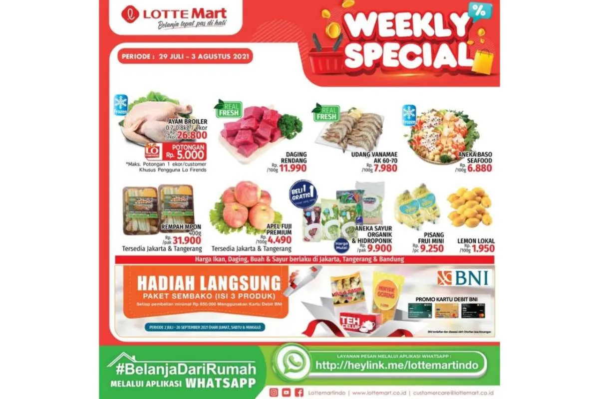 Promo Lotte Mart weekend 31 Juli 2021, belanja hemat di akhir pekan!