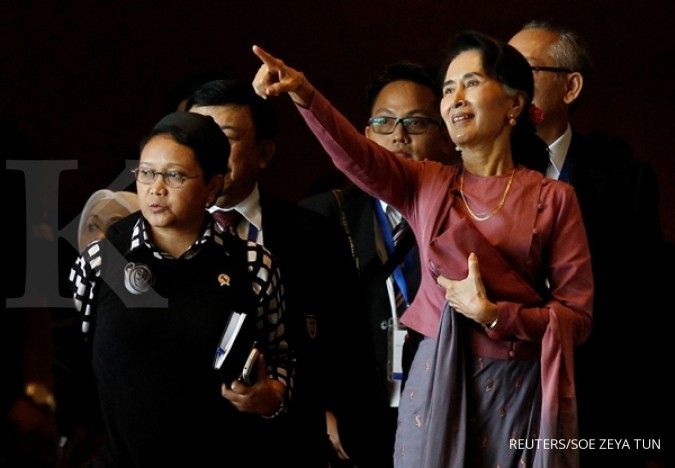 Jokowi minta Aung San Suu Kyi hormati HAM Rohingya