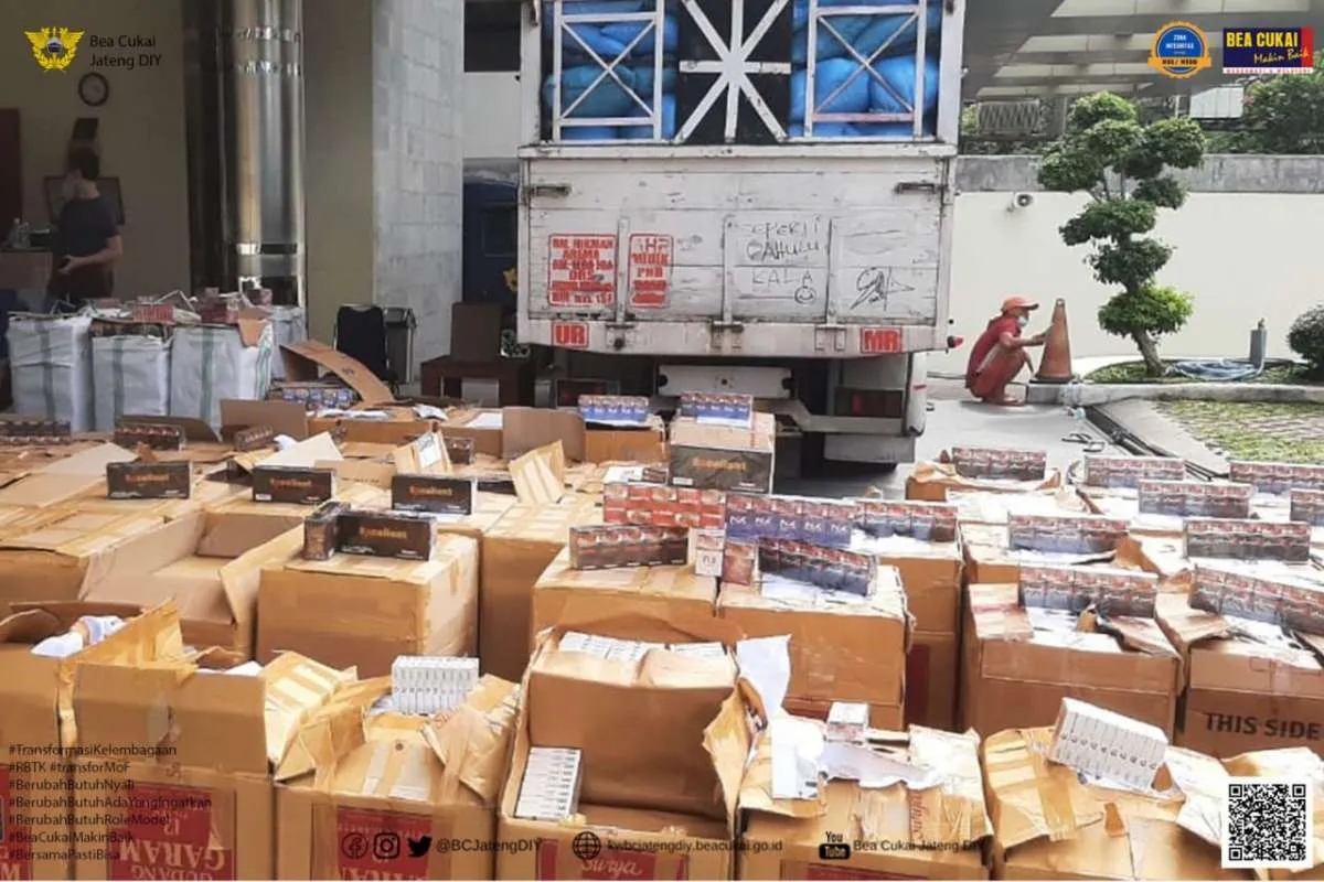 Bea Cukai mengakui kenaikan tarif cukai rokok kerek peredaran rokok ilegal