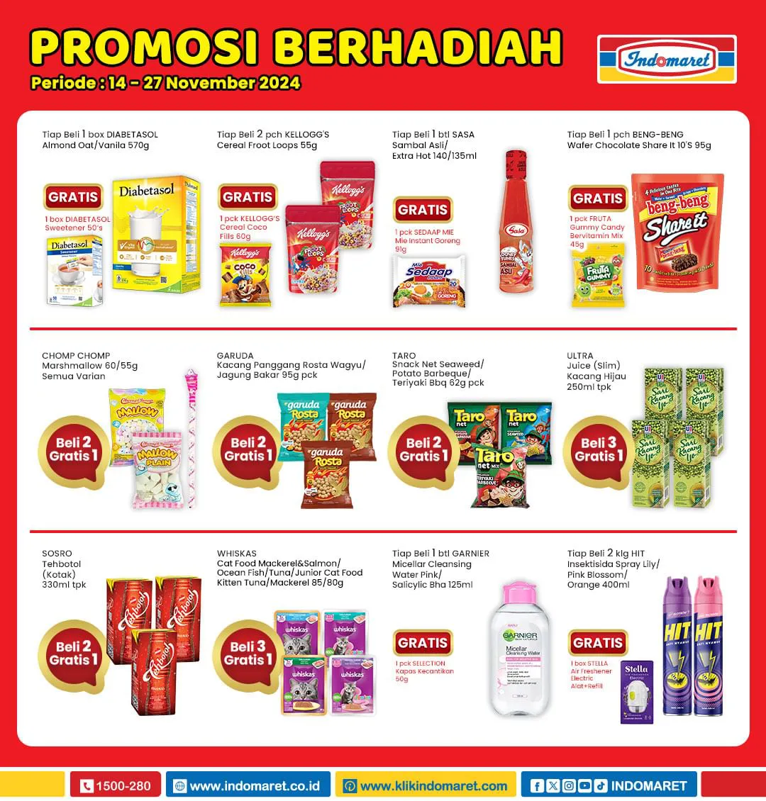 Promo Berhadiah Indomaret Periode 14-27 November 2024