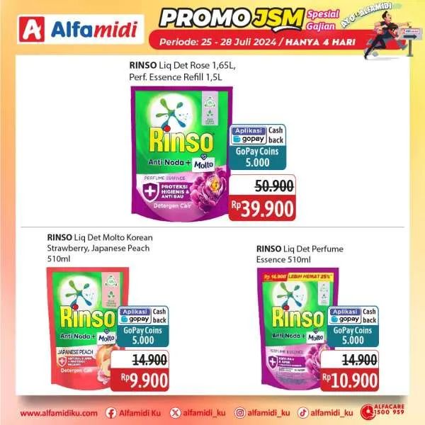 Promo JSM Alfamidi Hanya 4 Hari Spesial Gajian Periode 25-28 Juli 2024