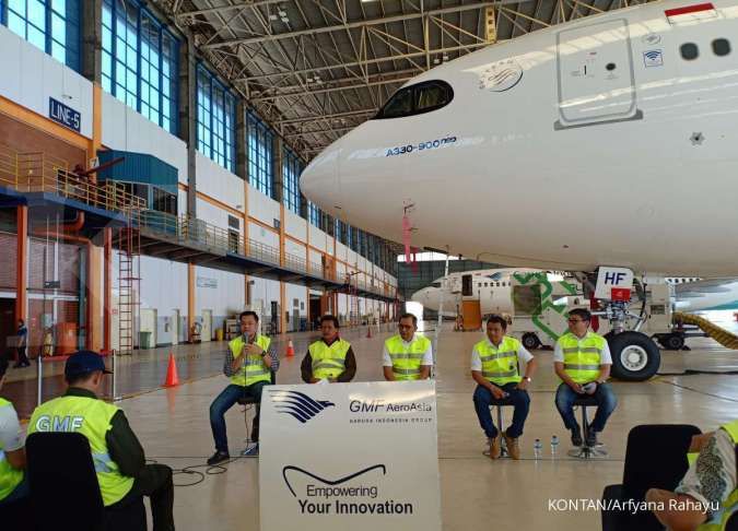 Perawatan pesawat dari luar negeri ke GMF Aero Asia (GMFI) meningkat akibat corona
