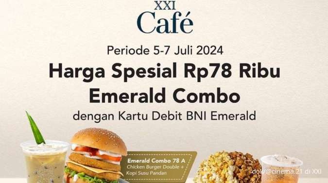 Promo HUT BNI ke-78 di XXI 7 Juli 2024, Diskon Besar yang Akan Berakhir Hari Ini