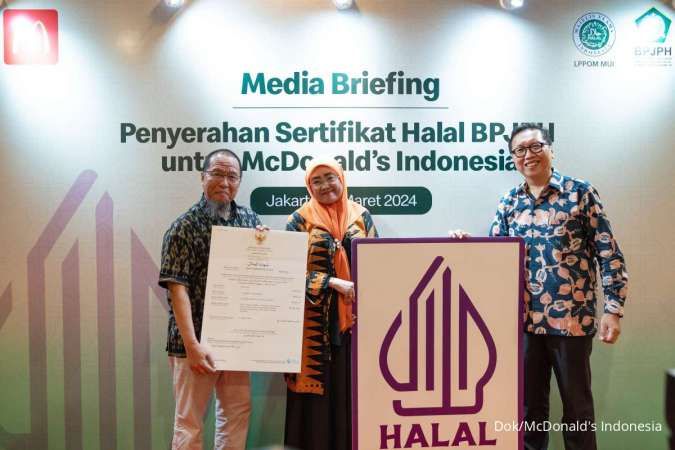 McDonald’s Indonesia Raih Sertifikat Sepanjang Masa dari BPJPH Kementerian Agama