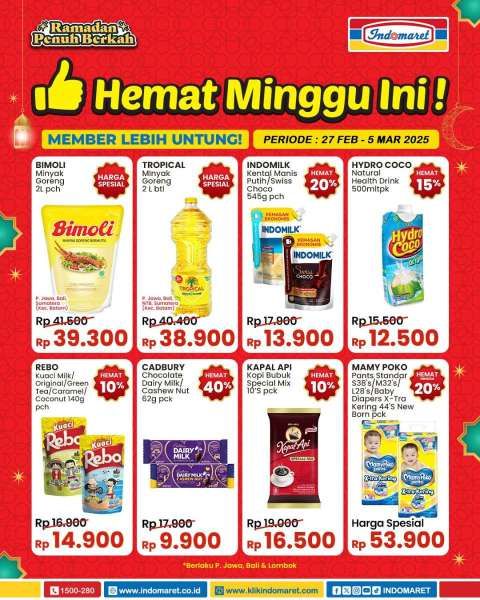 Promo Indomaret Hemat Minggu Ini 27 Februari-5 Maret 2025 