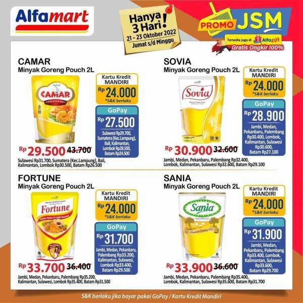 Katalog Promo JSM Alfamart Terbaru 21-23 Oktober 2022