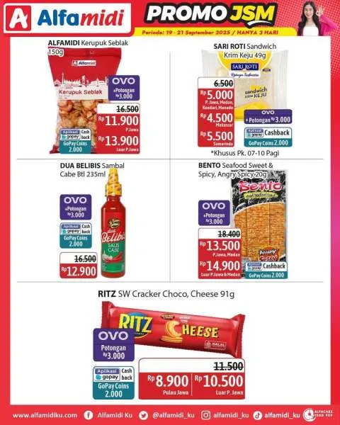 Promo JSM Alfamidi Periode 19-21 September 2025