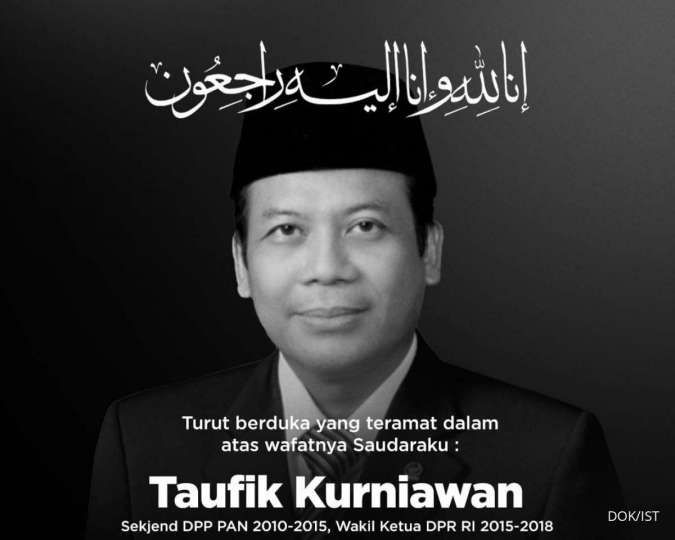 Mantan Wakil Ketua DPR Taufik Kurniawan Meninggal, Zulhas: PAN Merasa Kehilangan