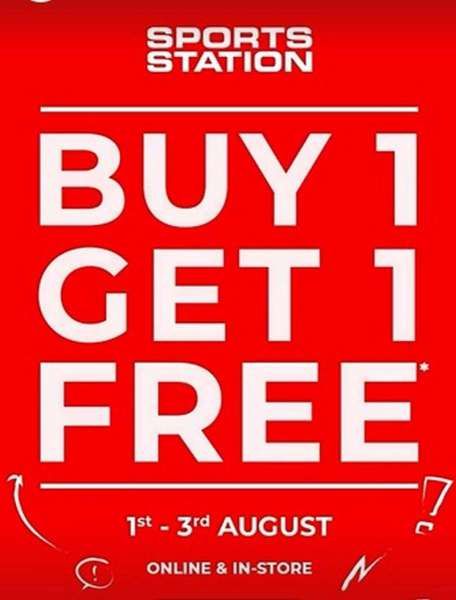 Promo Sports Station Buy 1 Get 1 Free 1-3 Agustus 2025