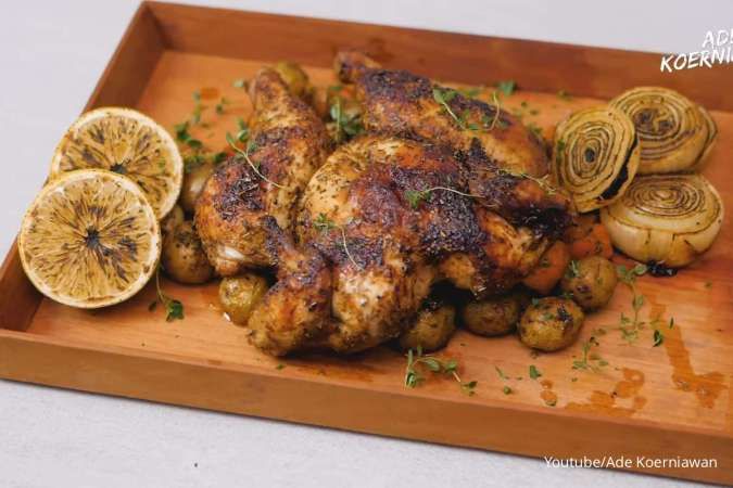 Resep Roasted Chicken Spesial Natal, Pengganti Menu Daging Kalkun