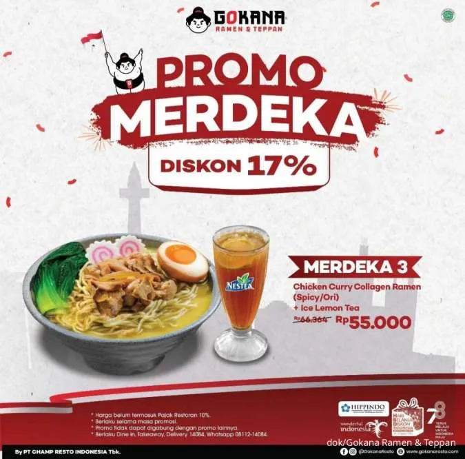 Gokana Promo Merdeka Edisi Bulan Agustus 2023 