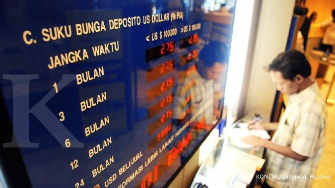BI rate naik, bank besar tahan bunga deposito