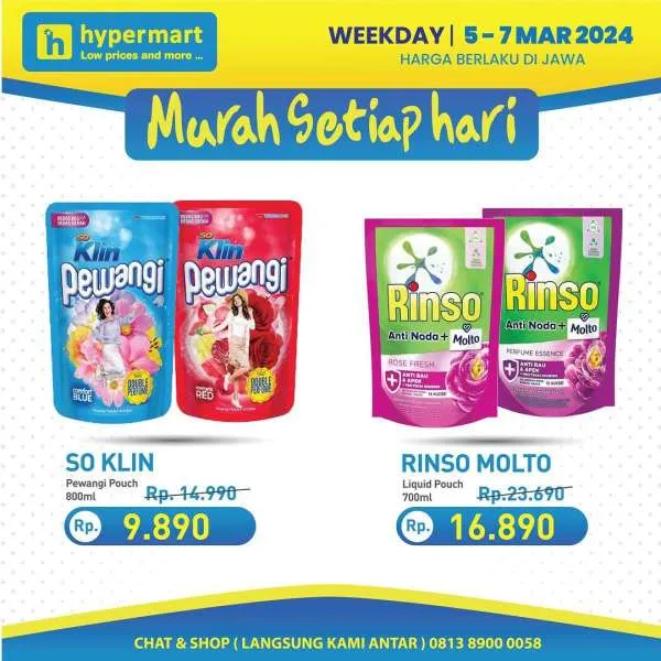 Promo Hypermart Hyper Diskon Weekday Periode 5-7 Maret 2024