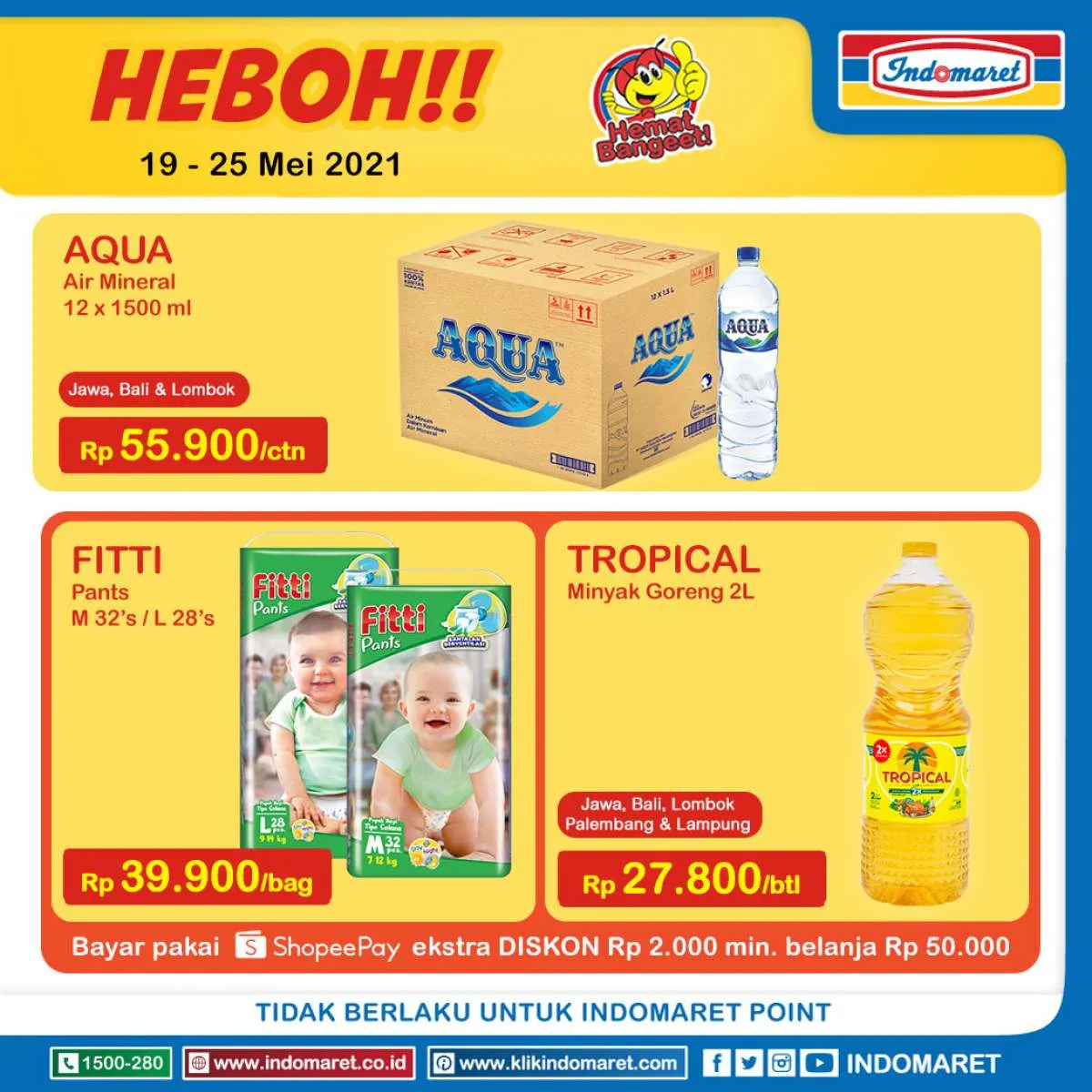 Promo Indomaret weekdays terbaru, diskonan 24 Mei 2021