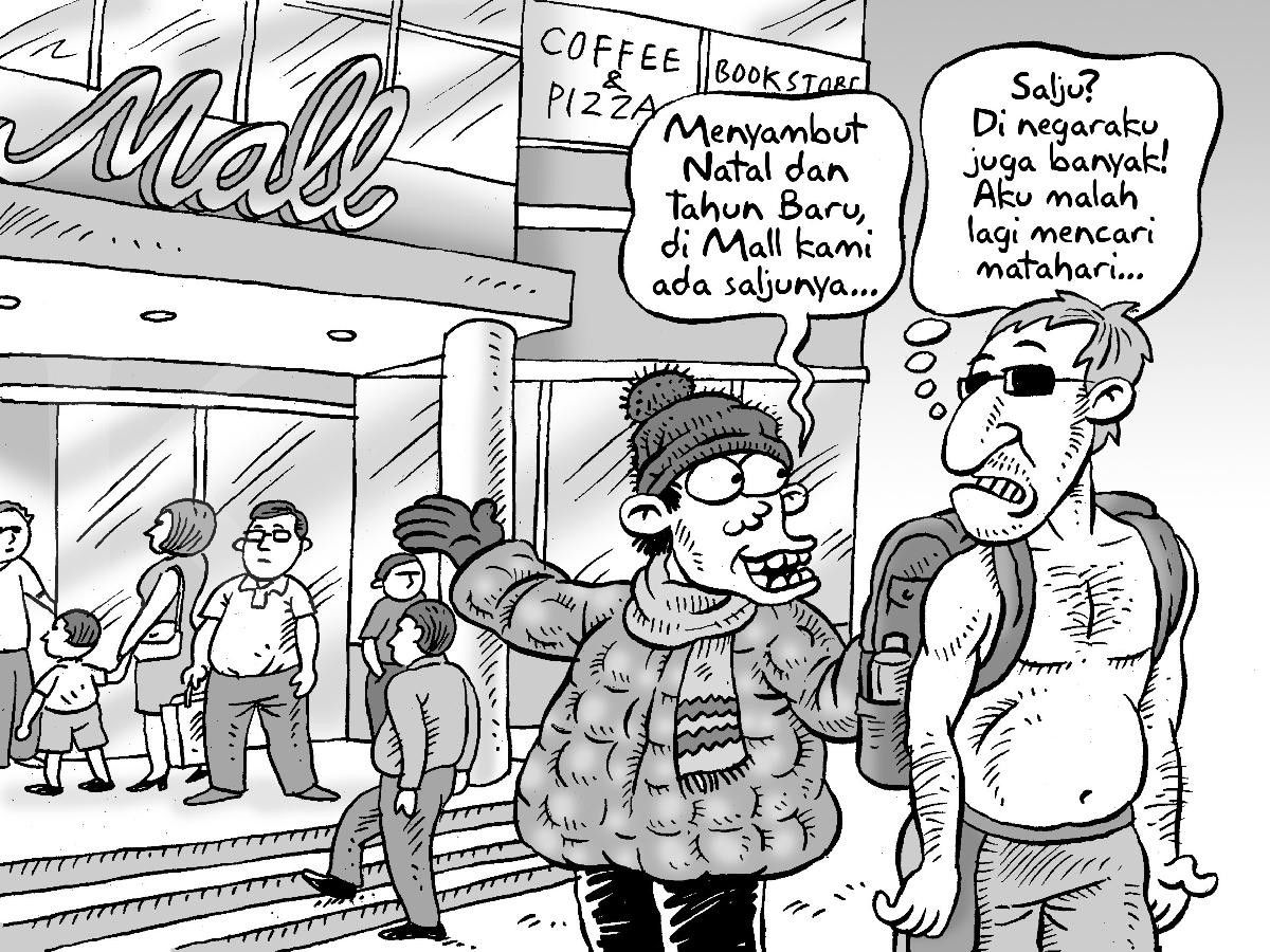 Musim Salju Di Mall