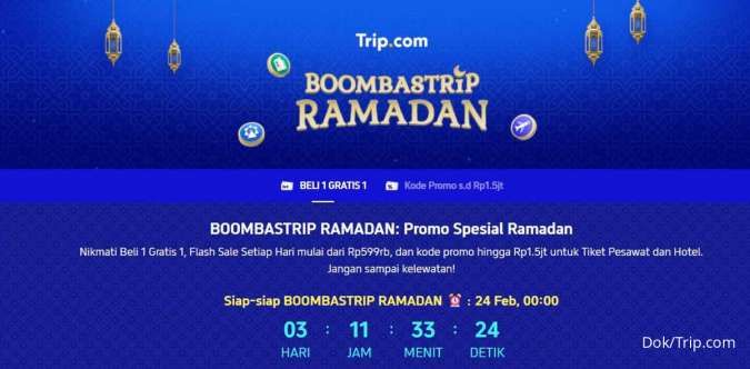 Program Ramadan, Trip.com Hadirkan Promo Flash Sale hingga Trip Berkah