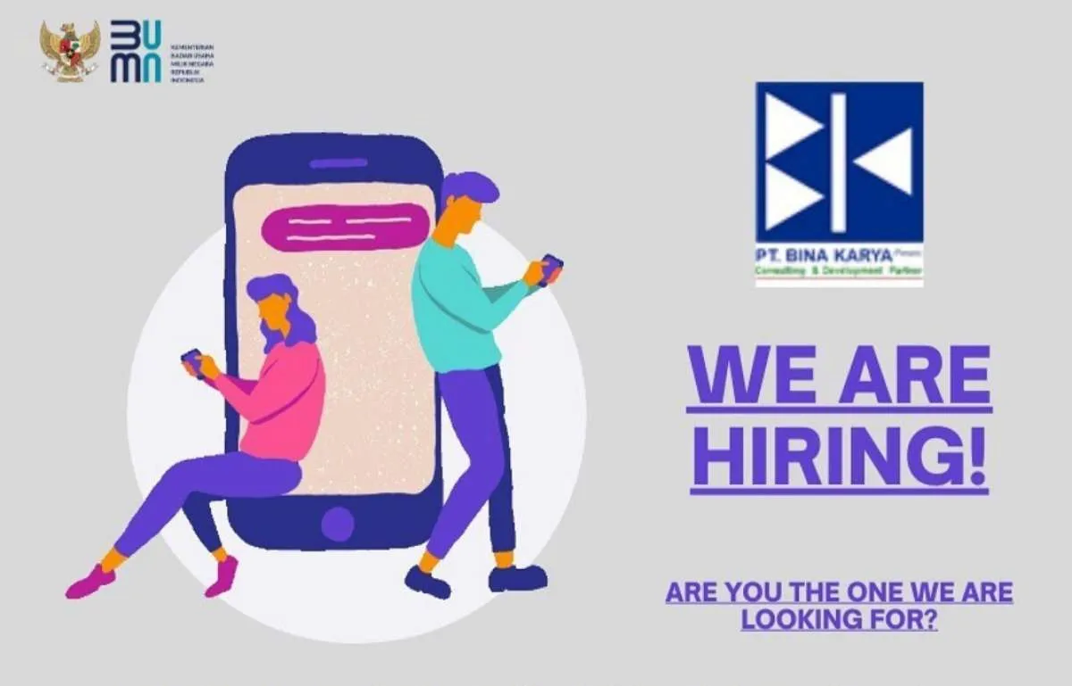 BUMN Bina Karya buka lowongan kerja 2020, banyak posisi dibuka!