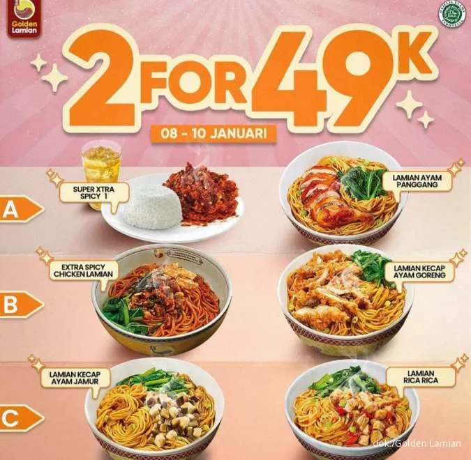 Promo Golden Lamian Januari 2024