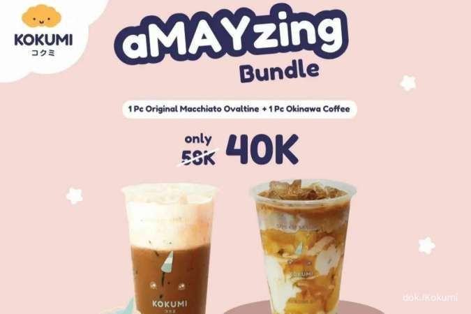 Promo Kokumi 23-31 Mei 2022, Paket aMAYzin Bundle 2 Minuman Cuma Rp 40.000